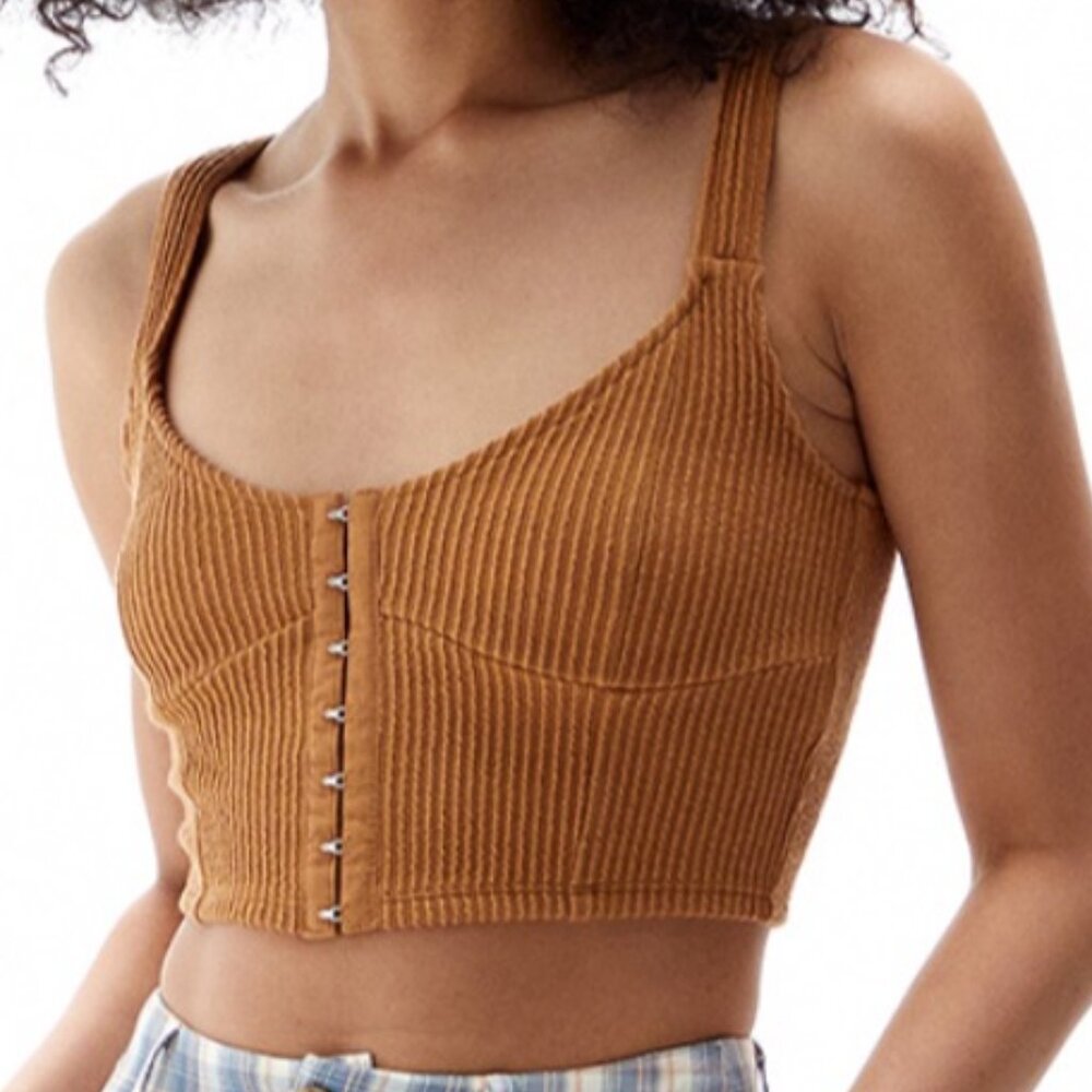 Pacsun Tan Corset Tank Top